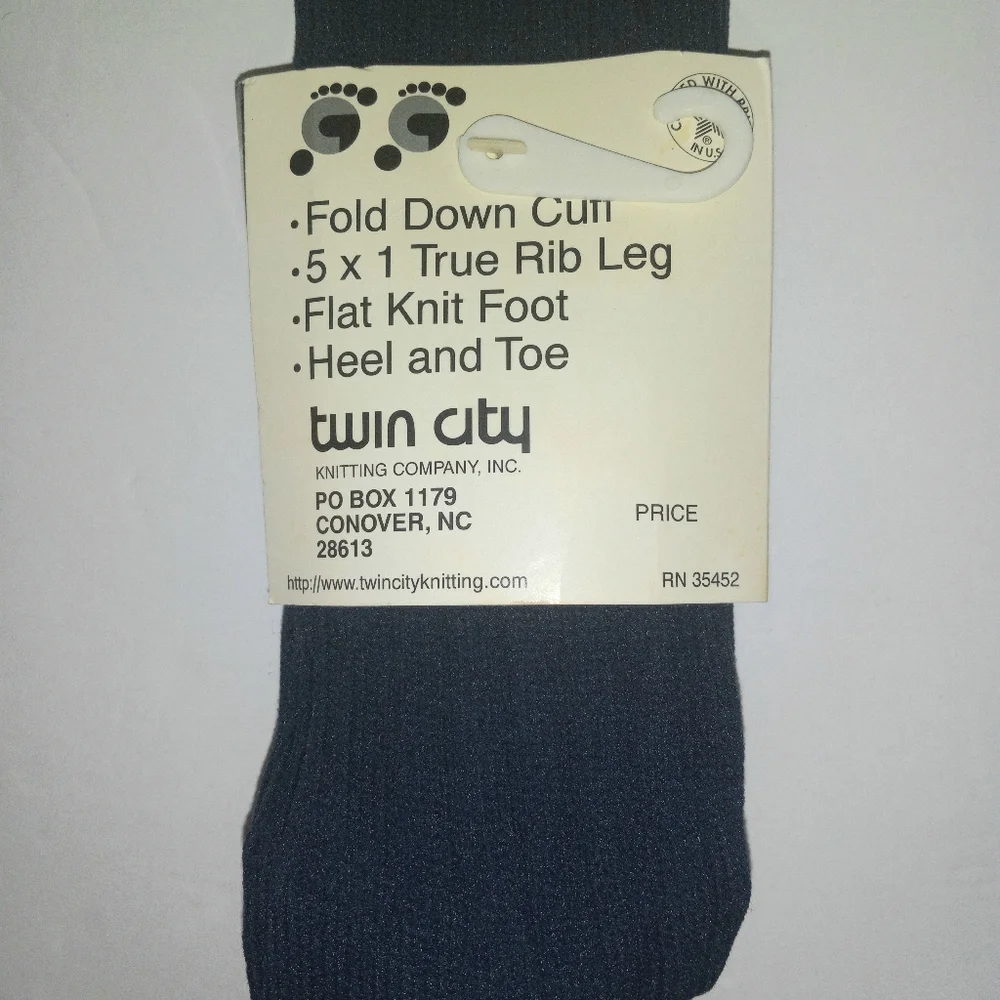 Twin City soccer socks blue and gold stripe new